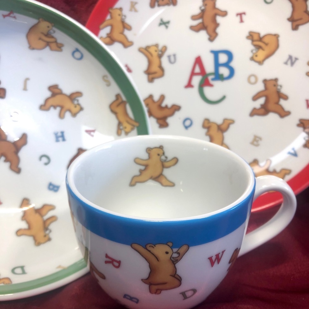 Tiffany ABC BEAR 3 PC SET 🐻